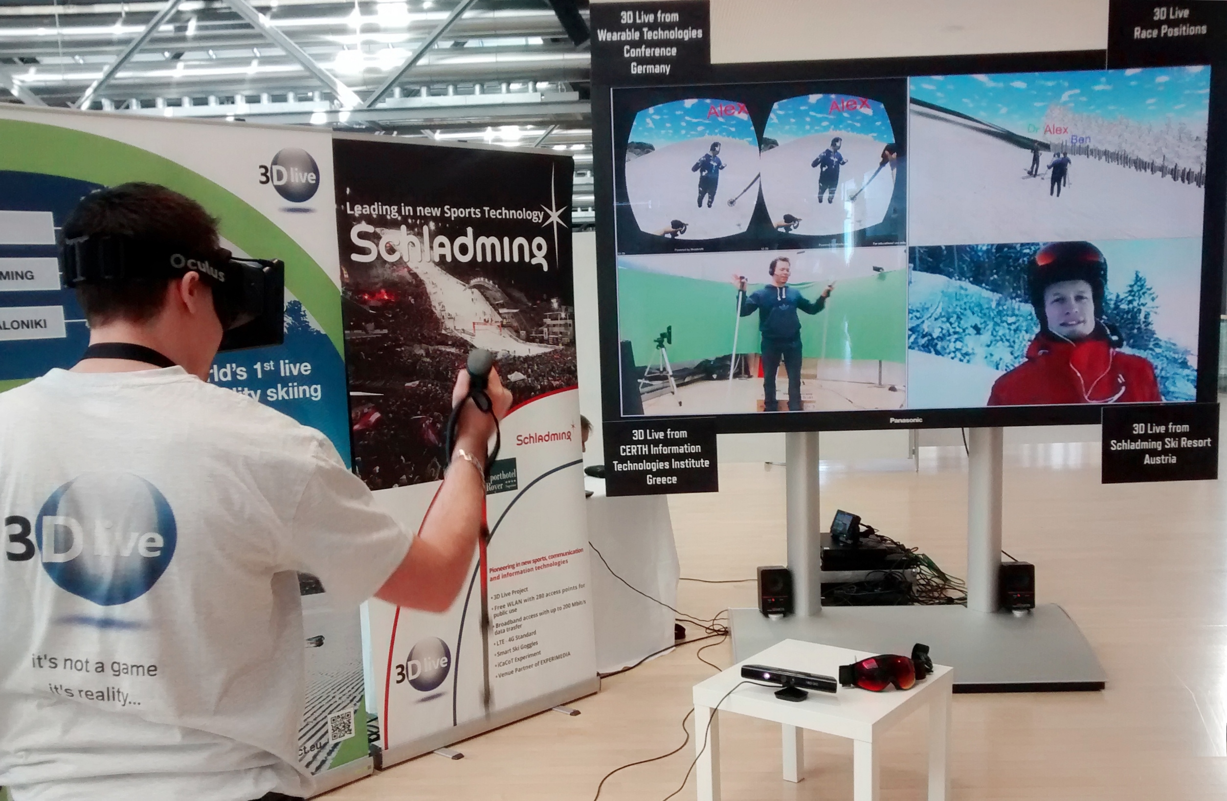 Spotlight: 3DLive and The World's First 'Mixed Reality' Ski Race