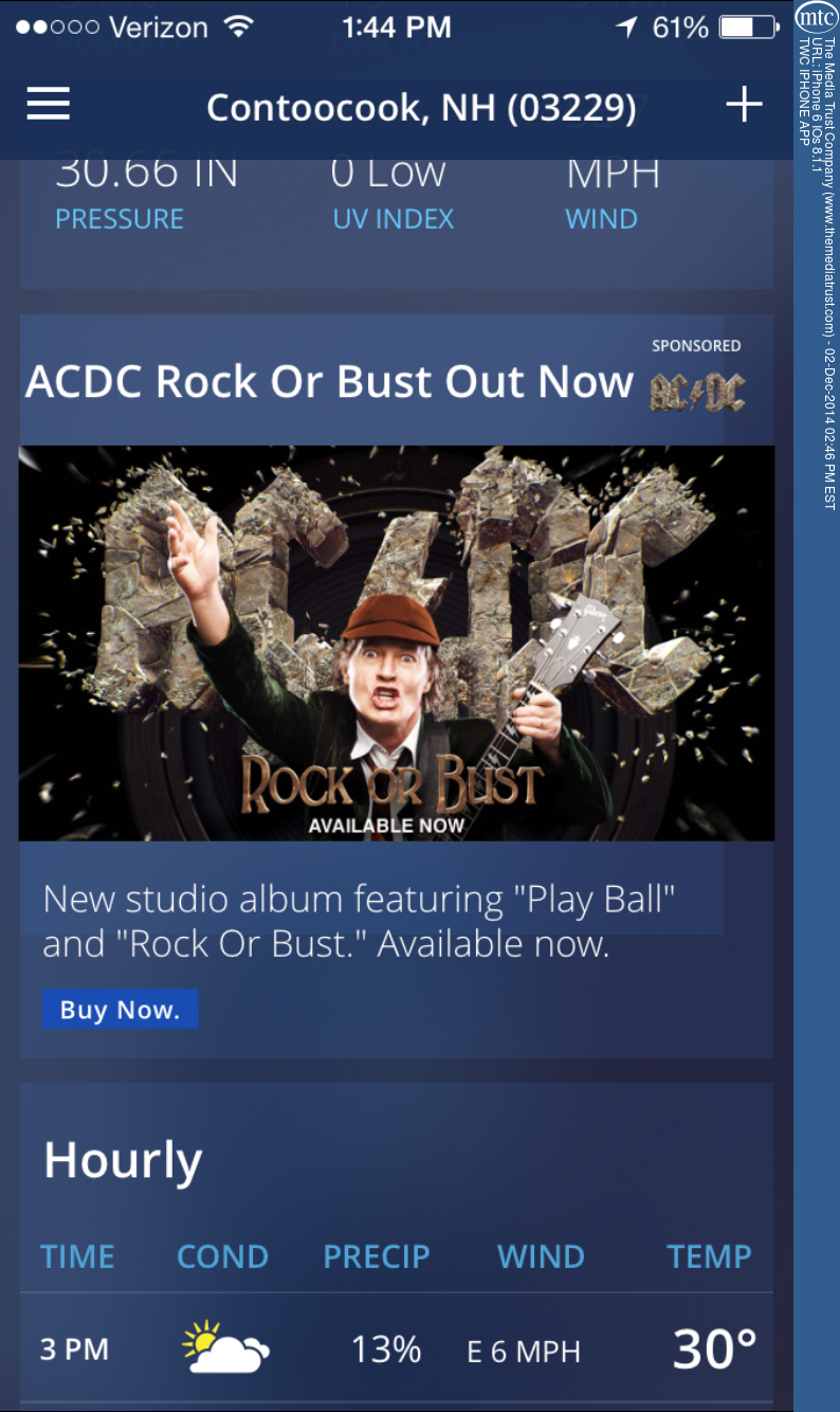 The Weather Channel gets Thunderstruck with AC/DC Campaign