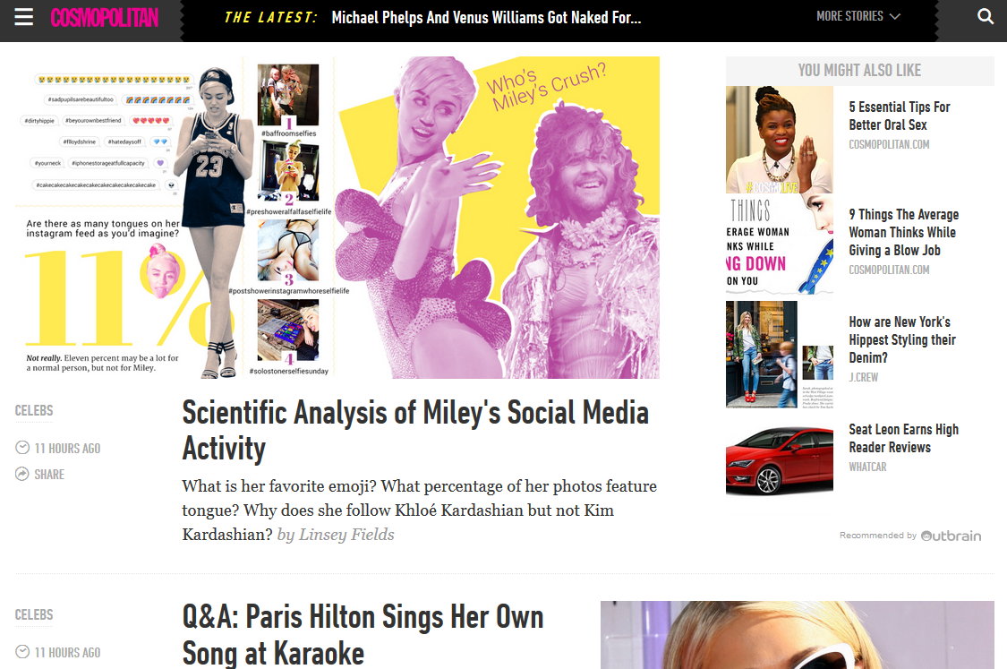 Cosmopolitan Relaunches Site with Responsive Design