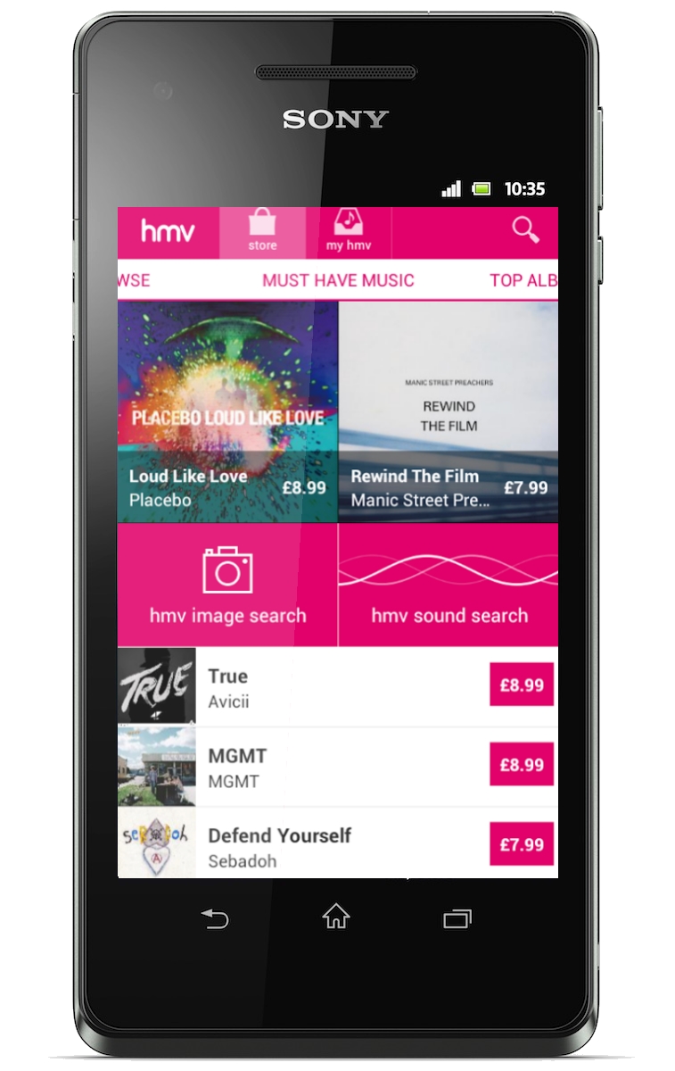 HMV Launches 7Digital-powered Music App in Canada