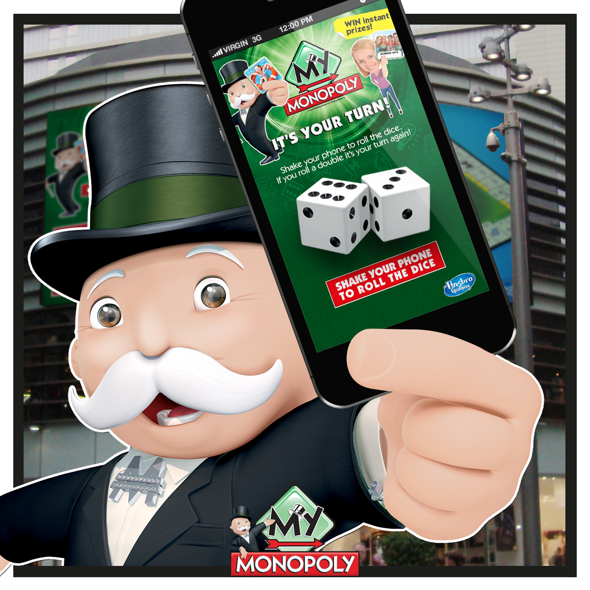 Hasbro Promotes 'My Monopoly' with Mobile Technology at Westfield Stratford