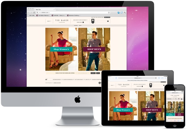 Ted Baker Launches Responsive eCommerce Site