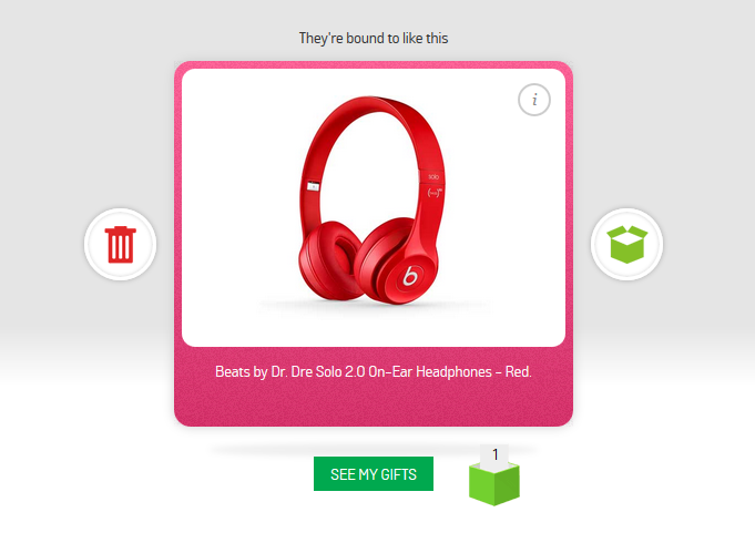 Argos Launches Gift Finder with Swipe-to-Like Interface