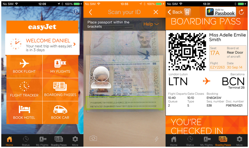 EasyJet Adds Passport Scanning to iOS and Android Apps