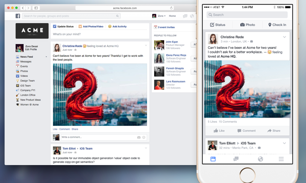 Facebook At Work App to Launch This Week