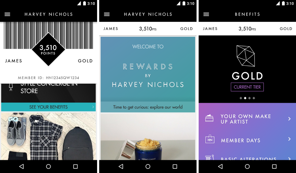 Harvey Nichols Introduces Loyalty App