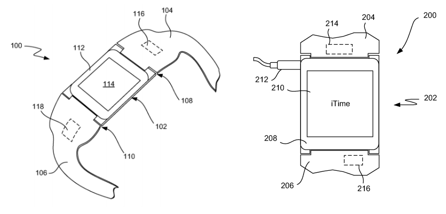 Apple Granted 'iTime' Smartwatch Patent