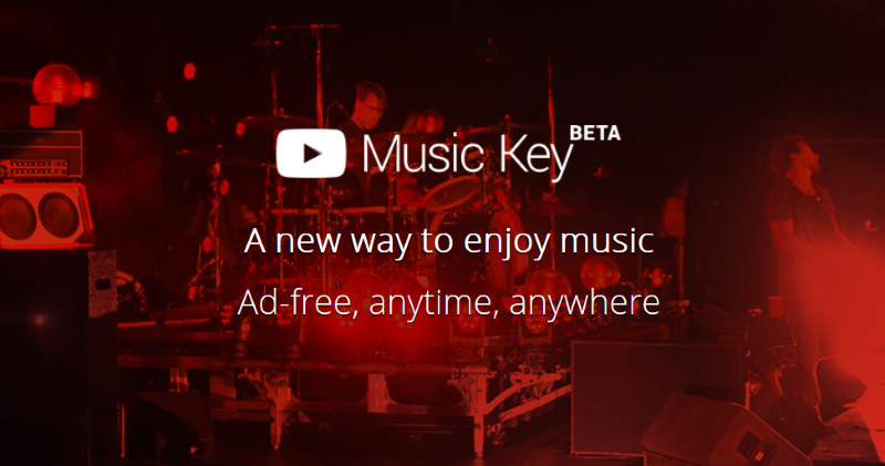 YouTube Launch Music Key Paid Subscription Service
