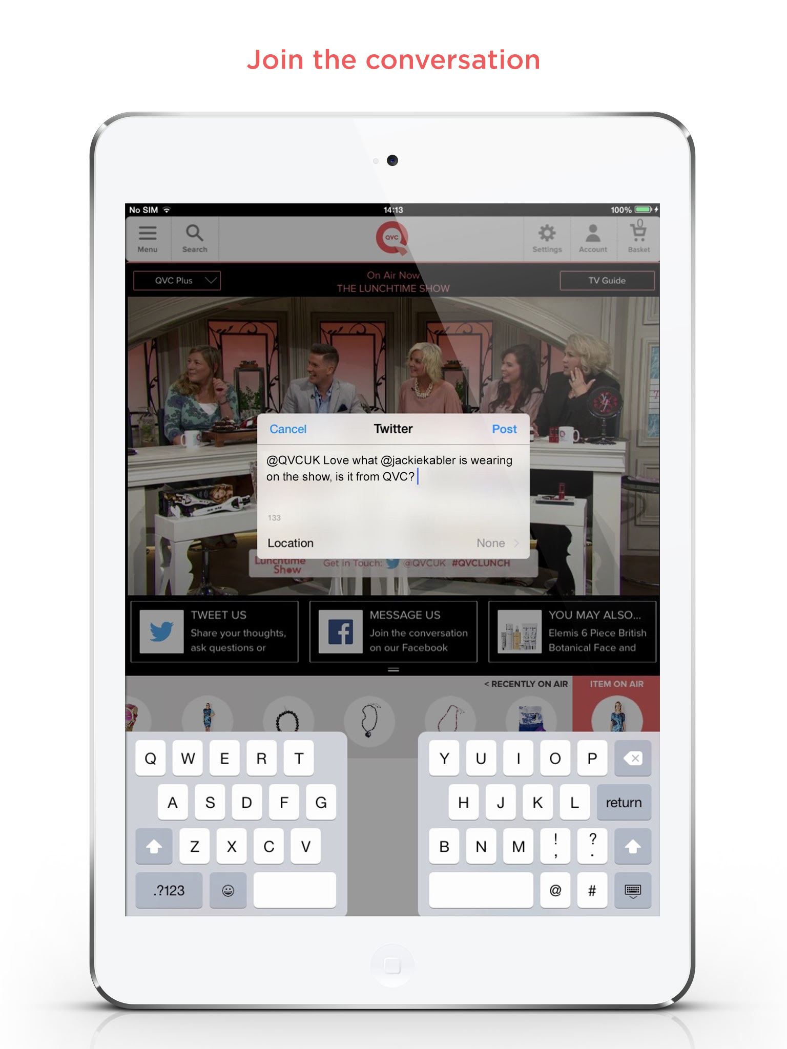 QVC Updates iPad App for Second Screening Interactivity
