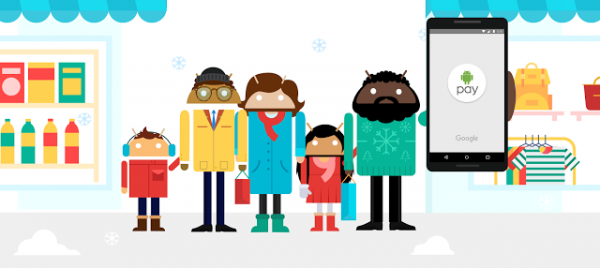 android pay donate festive