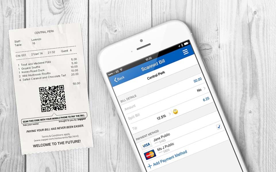 Zapper and PayPal Partner for One Touch Mobile Payment