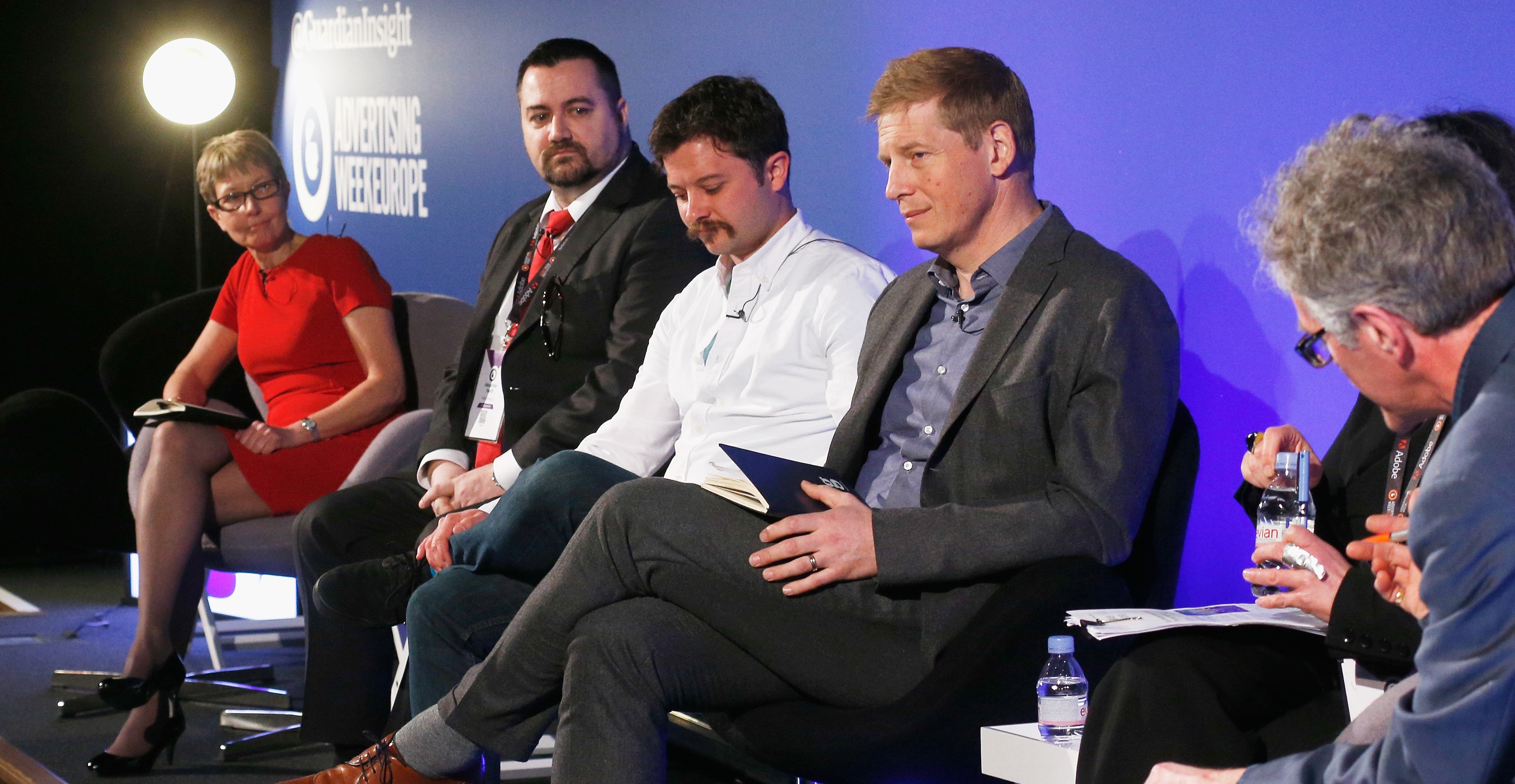  Tim Gentry, Ben Williams and Alexander Hanff on the 'Ad Blocking: A New Deal or a Modern Day Protection Racket?' panel at Ad Week Europe