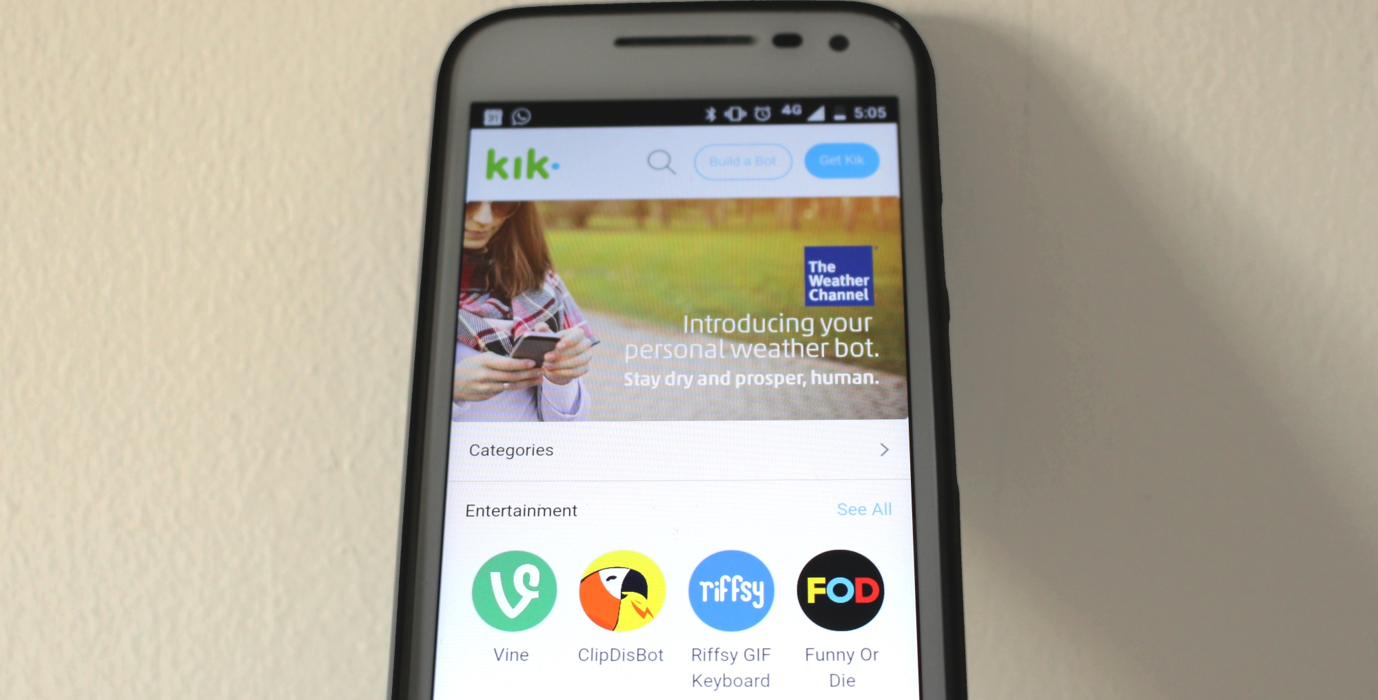 Kik Boots Up Bots in its Messaging App