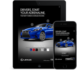 Amobee Lexus IS 3D Campaign Image[1]