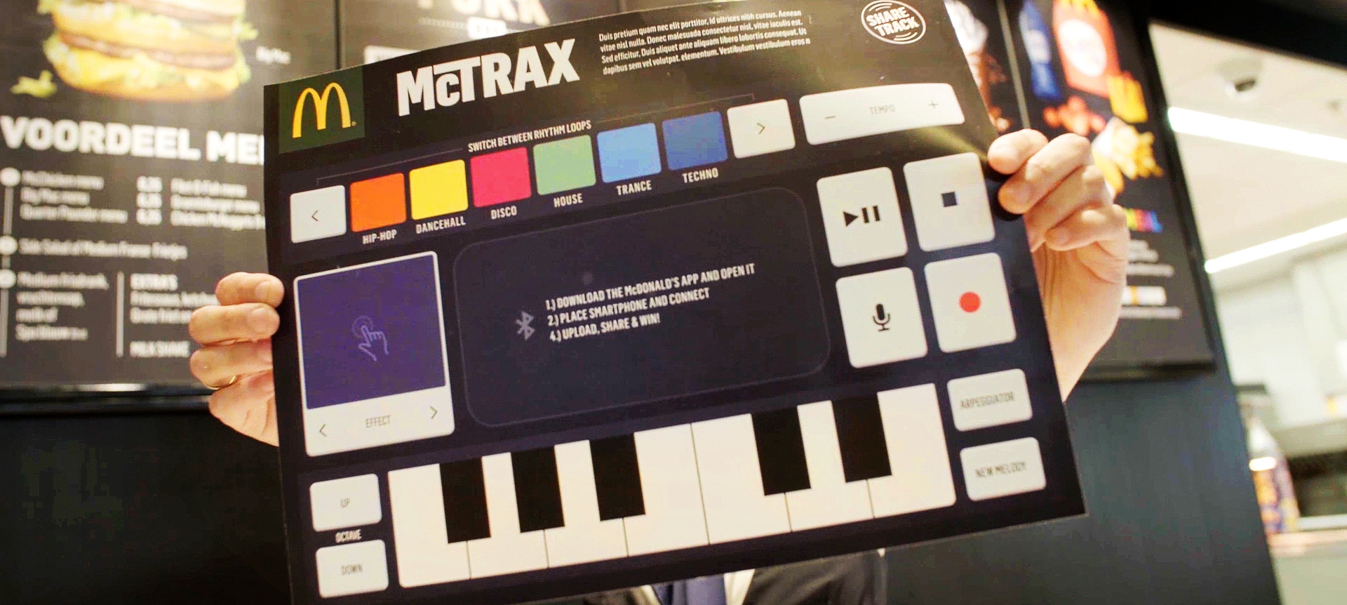 McDonald's Smart Tray Liners Let Diners Mix Their Own Tunes