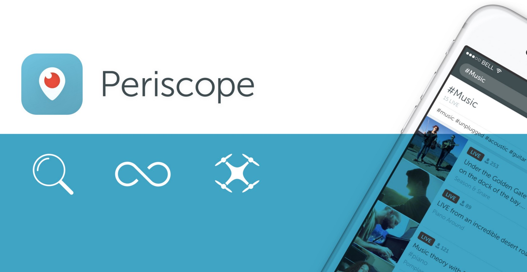 Periscope Adds Permanent Streams, Hashtags and Drone Support