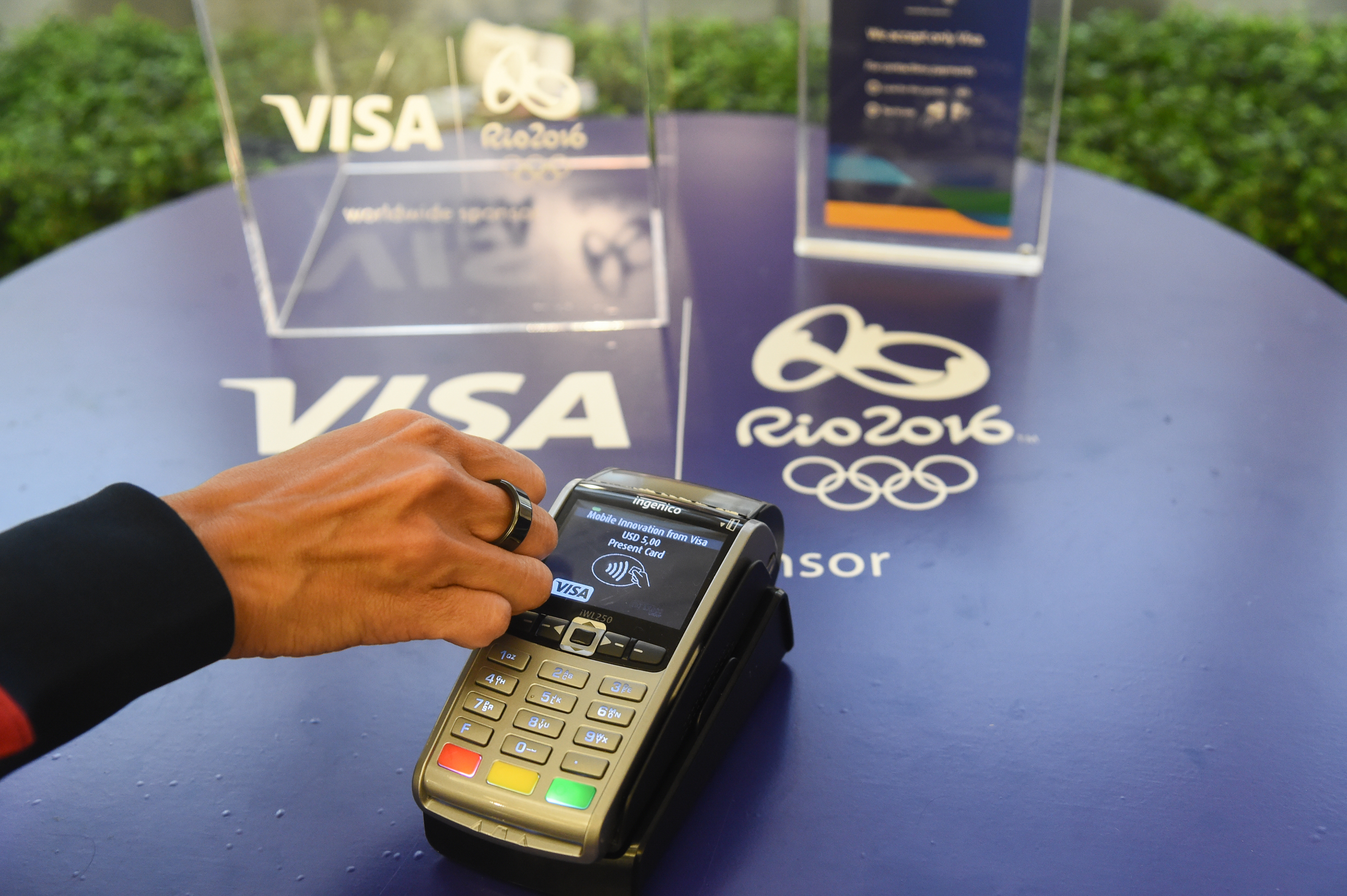 Visa's Olympic Rings Let Athletes Make Payments