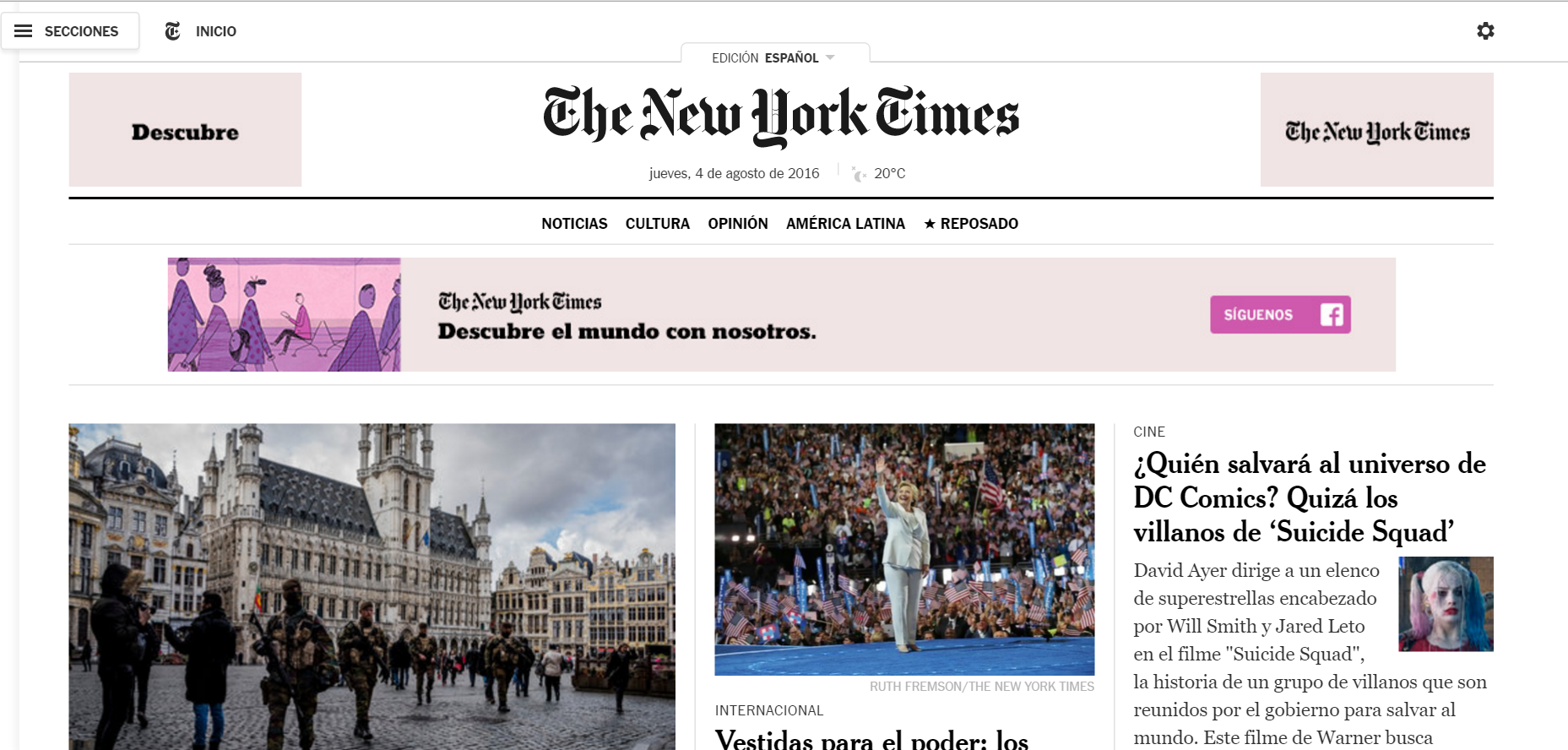New York Times Launches Spanish Edition Android App