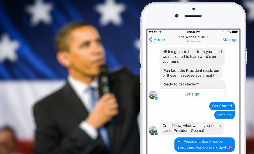 Obama Trades In Public Letters for Facebook Messenger with Chatbot