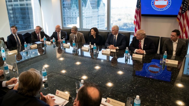 Donald Trump Meets With Tech Industry Chiefs