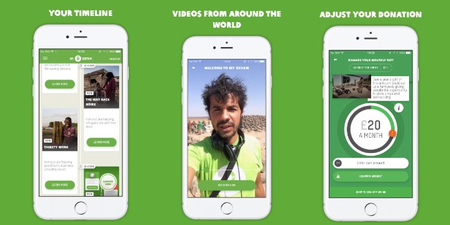 Oxfam 'First of its Kind' App Puts Supporters in Control