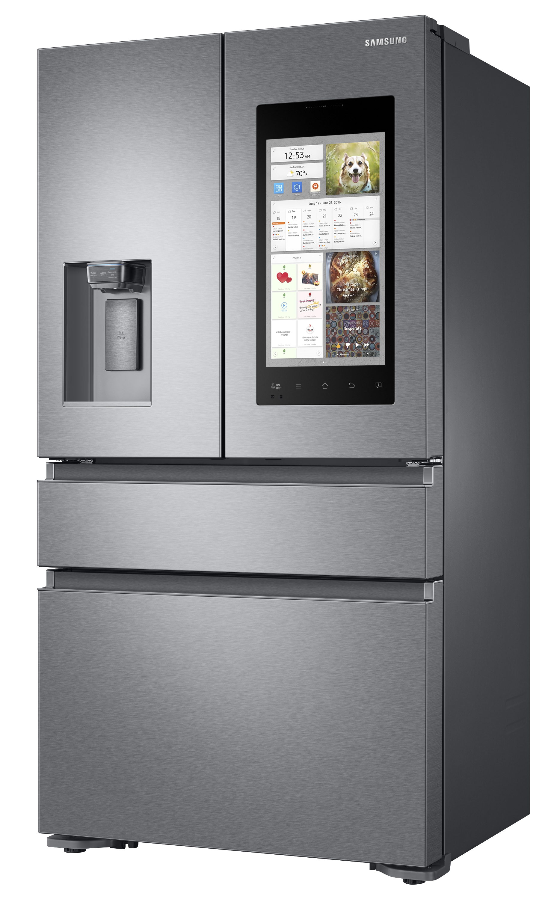 Samsung Unveils Family Hub 2.0 Smart Refrigerators