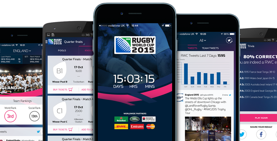 Rugby World Cup app