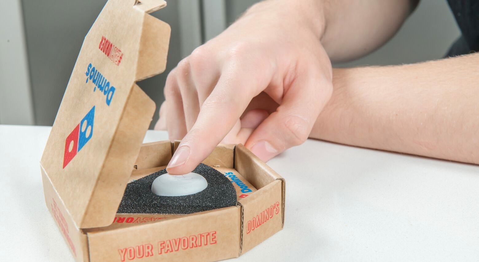 Dominos Pizza Order Button