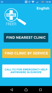 clinicfinder refugee app