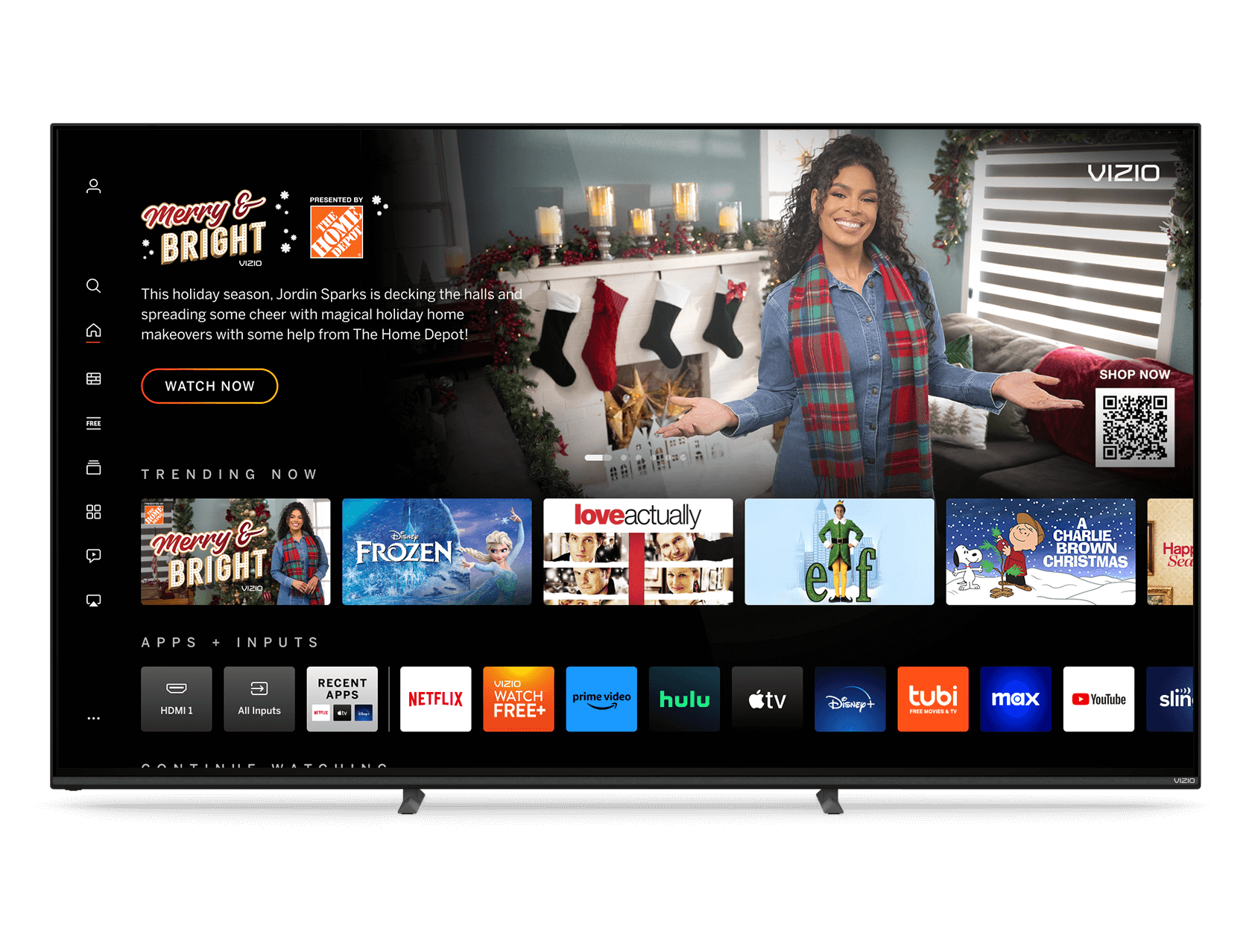 The Home Depot, launches ‘Merry & Bright’ shoppable content series on Vizio