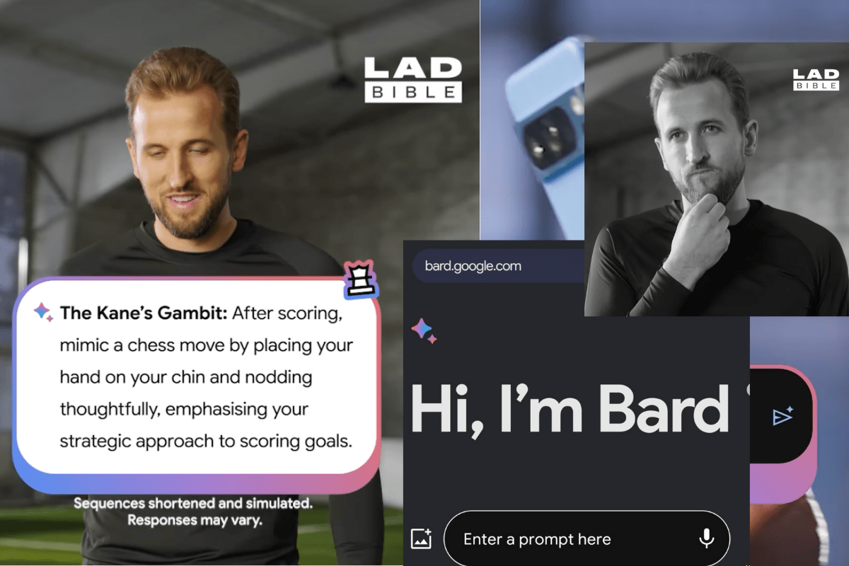LADbible and Google enlist Harry Kane to promote AI Bard feature