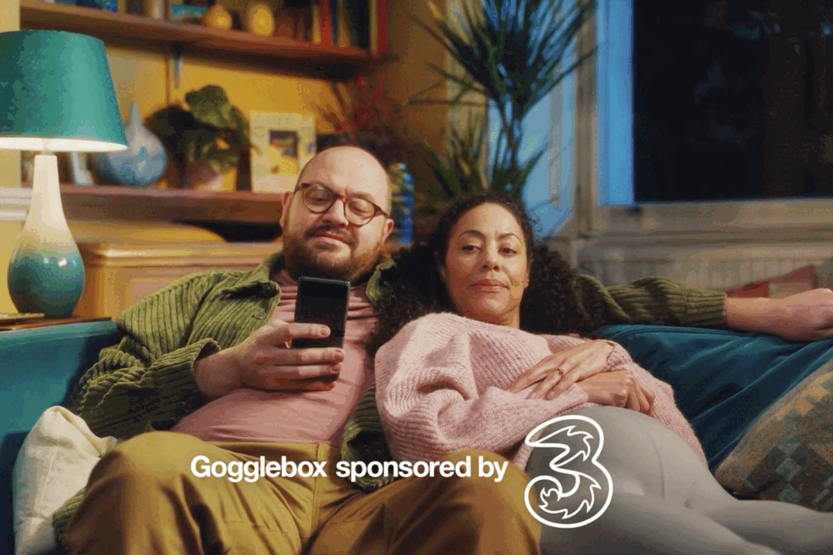 Three UK sponsors new series of Gogglebox with ‘second screeners’ campaign