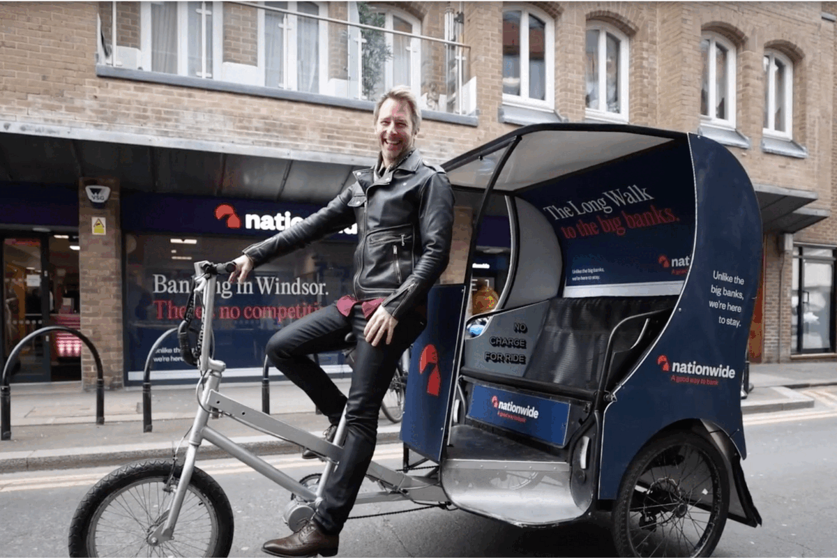 WATCH: Nationwide commits to keeping high-street branches open with help from Chesney Hawkes
