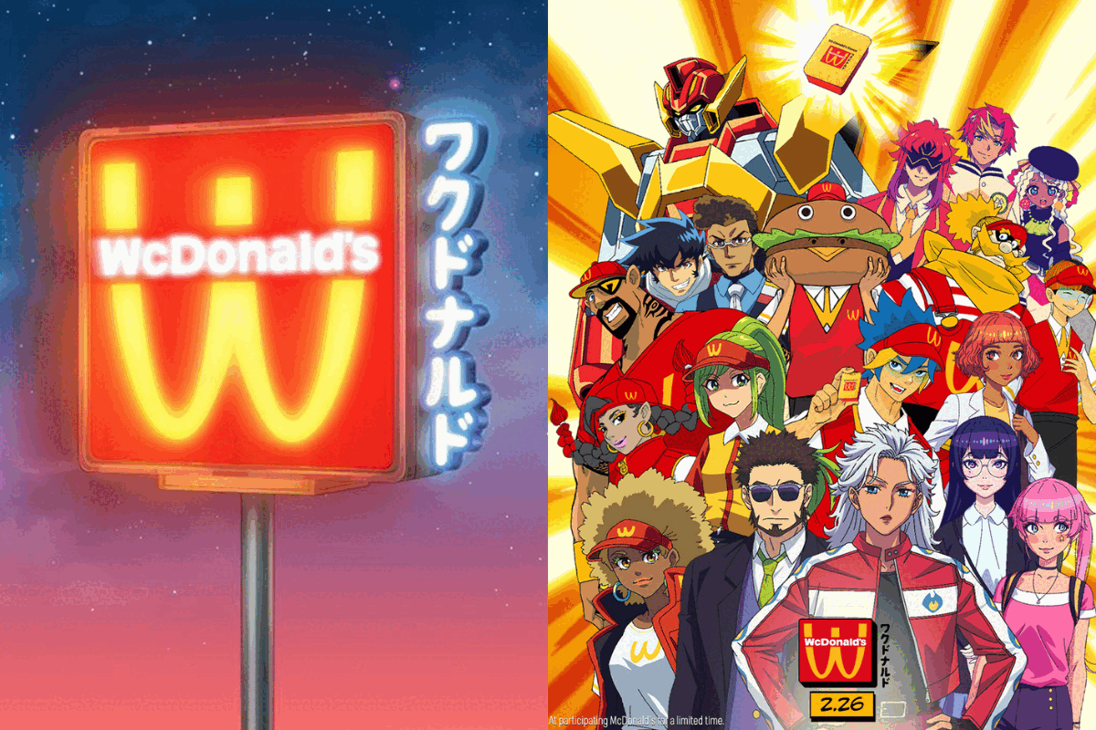 McDonalds rebrands to ‘WcDonalds’ to bring anime fictional restaurant to life
