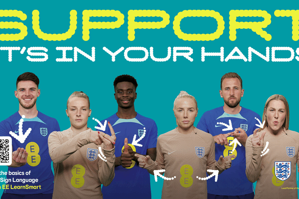 WATCH: EE teams up with footballers to launch ‘Support. It’s In Your Hands’ campaign