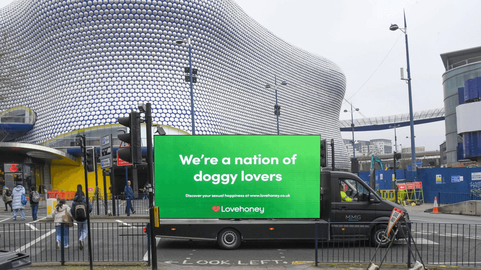 Lovehoney unveils ‘We’re a Nation of Doggy Lovers’ billboard outside Crufts