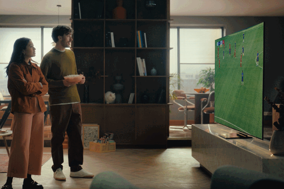 Samsung showcases AI TV in new immersive ad