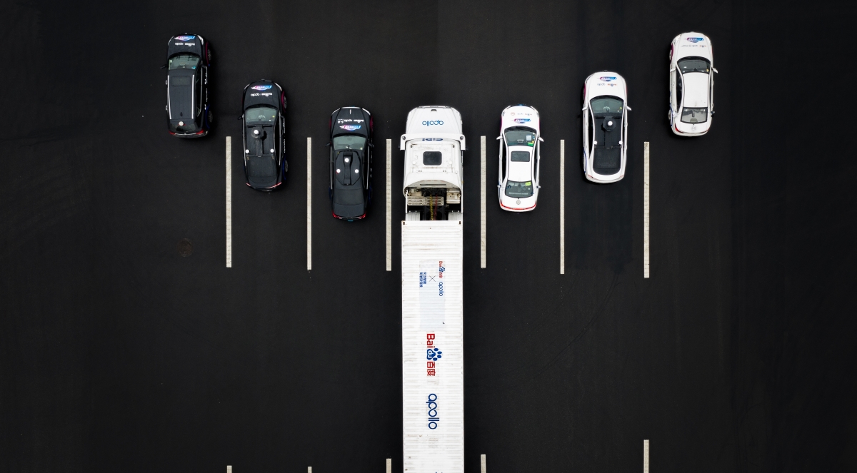 Baidu self-driving fleet