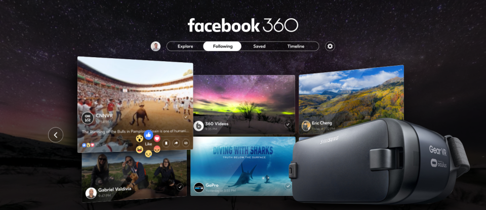 Facebook 360 VR app