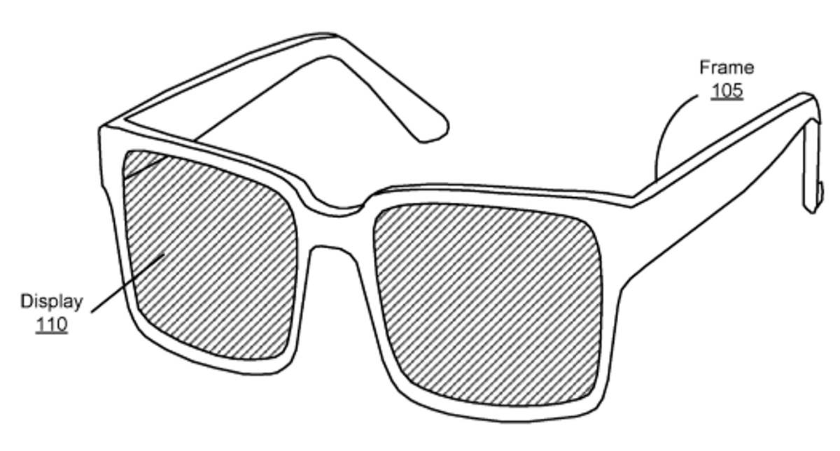 Facebook AR smart glasses patent