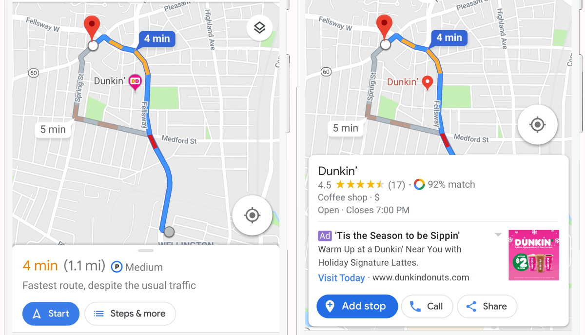 Google Maps is getting branded location pins