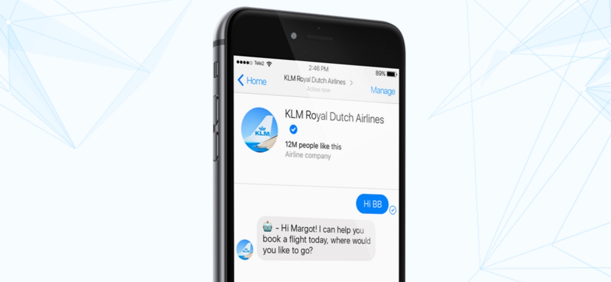 KLM BB Messenger chatbot
