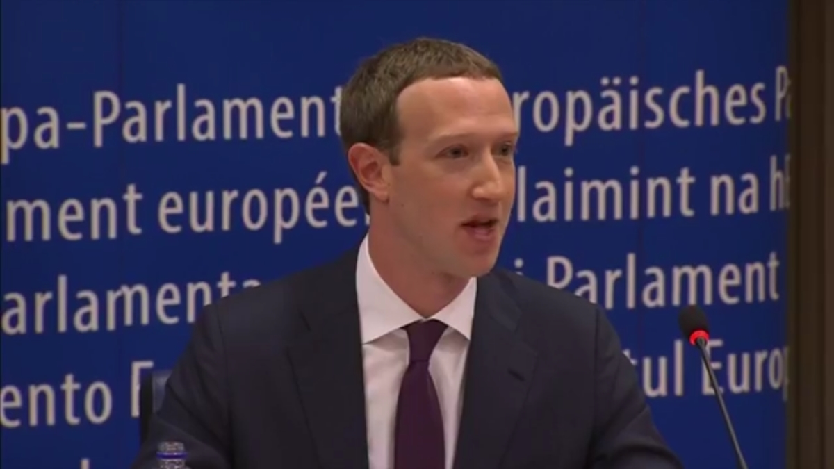 Mark Zuckerberg European Parliament