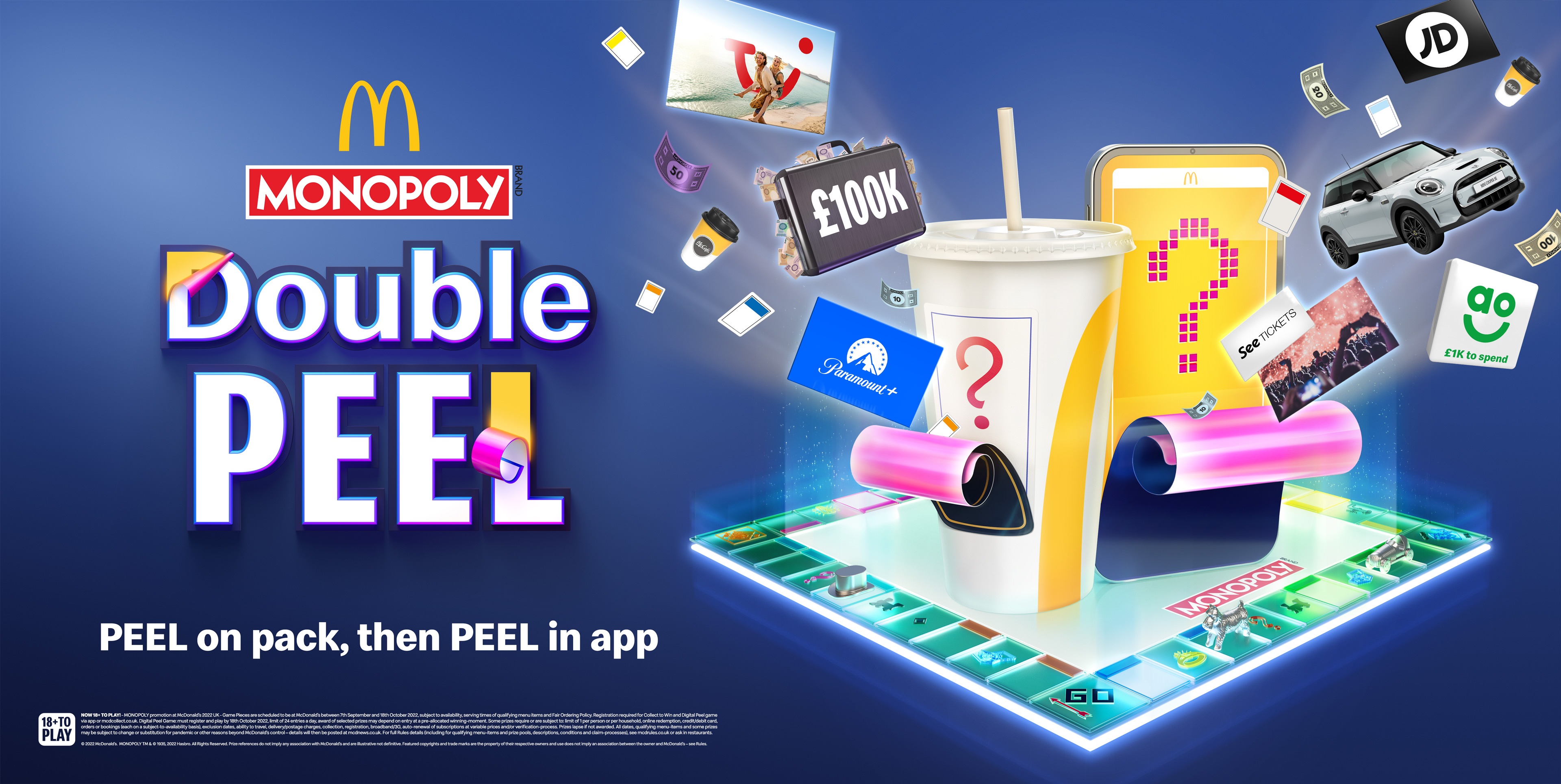 McDonalds takes its 2022 Monopoly promotion to the app Mobile