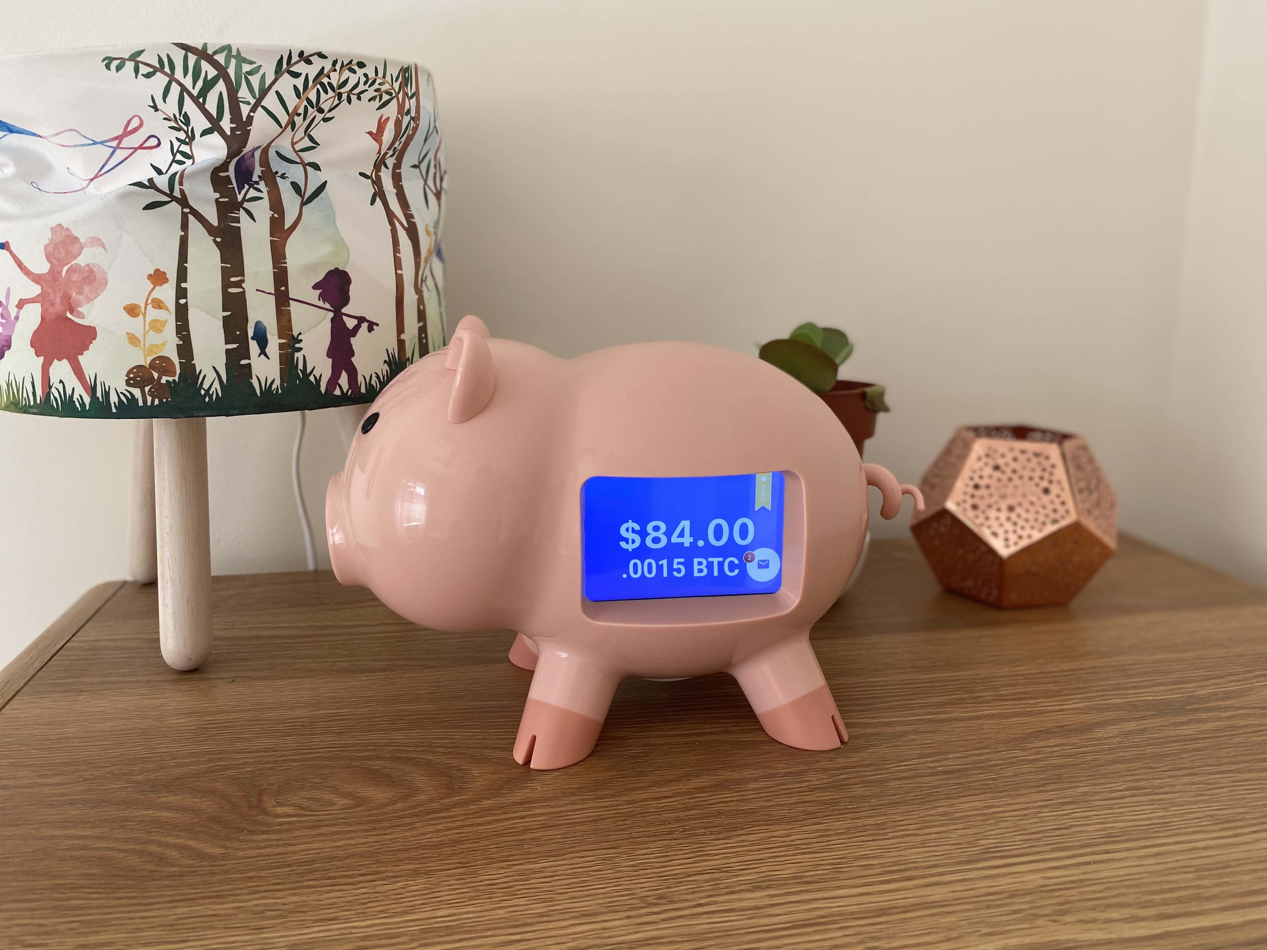 Piggy bank bitcoin