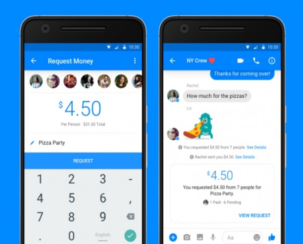 Facebook launches group payments for Messenger in the US