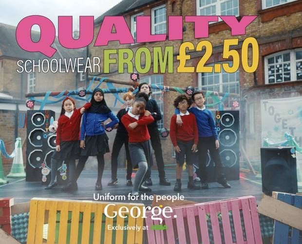 George at Asda launches 'Uniform for the People' back-to-school campaign