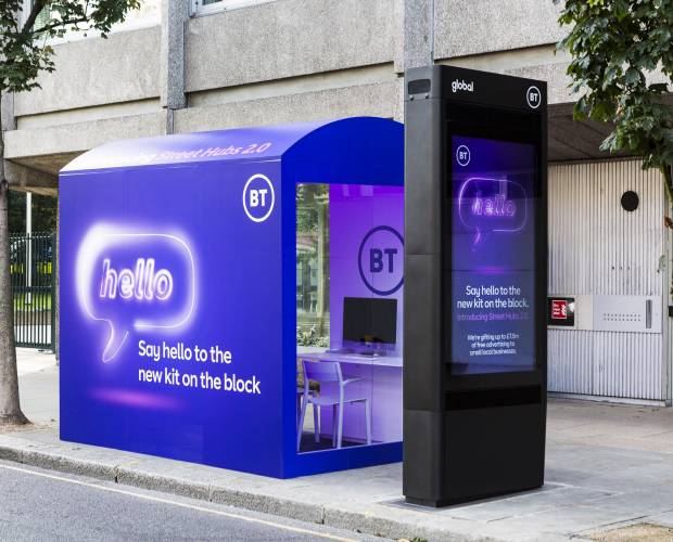 BT rolls out first Street Hub 2.0 units, donates up to £7.5m of ad space to small businesses