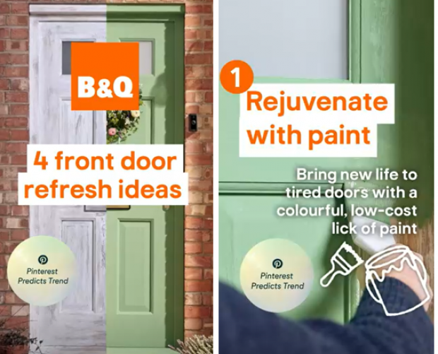 B&Q launches its first Trend Badge campaign on Pinterest