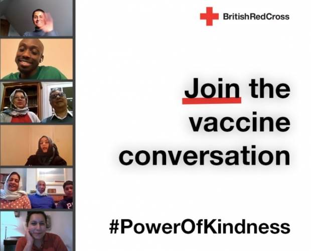 British Red Cross launches campaign to tackle vaccine uncertainty